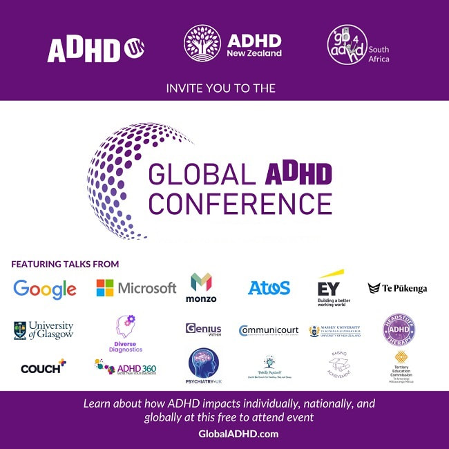 ADHD Global 24-hour conference poster